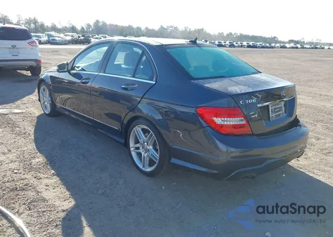 2013 Mercedes-Benz C 300 Sport 4Matic from USA, damaged, VIN WDDGF8AB1DR294589